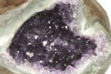 Dark Purple Amethyst Geode - Uruguay #275656-1